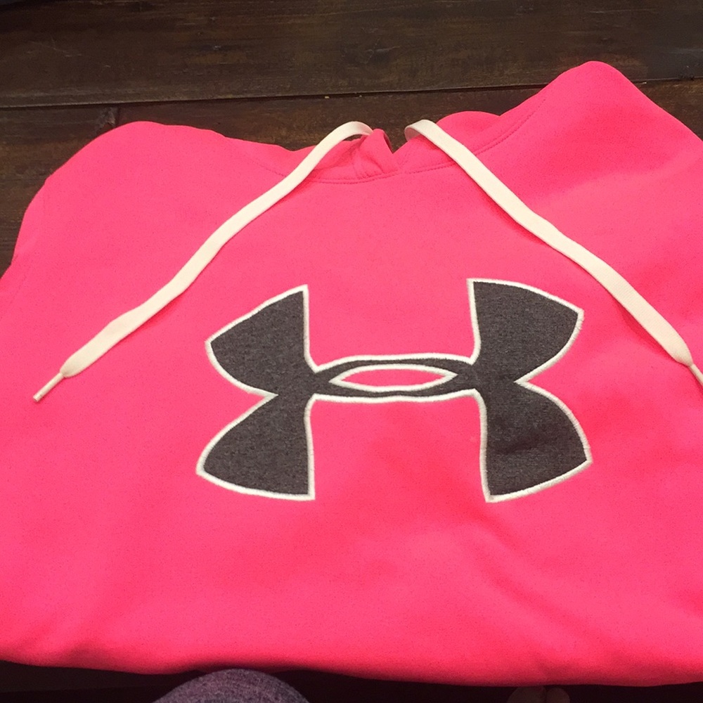 Breast cancer awareness under armor sweatshirt